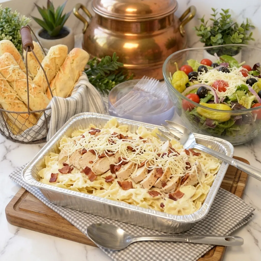 Chicken Bacon Alfredo Gathering Size