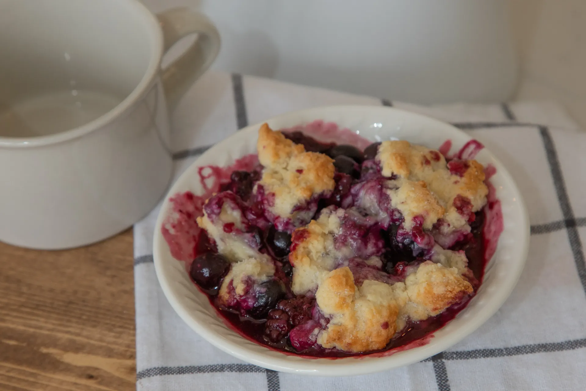 Triple Berry Cobbler Pan