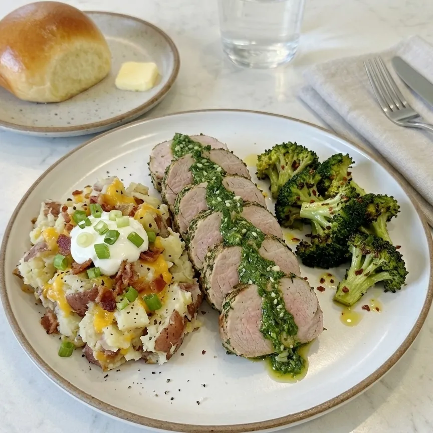 Catering - Herb Crusted Pork Tenderloin
